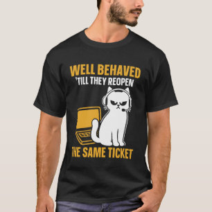 Camiseta Suporte Técnico Divertido Central de Ajuda da Área