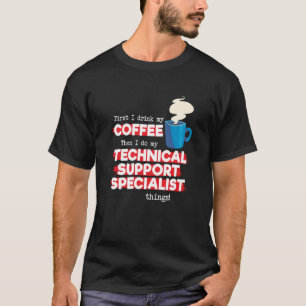 Camiseta Suporte Técnico e Apreciação do Café