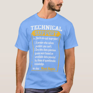 Camiseta Suporte técnico - Engenheiro de computador engraça