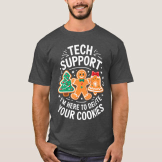 Camiseta Suporte Técnico Estou Aqui para Excluir seus Cooki