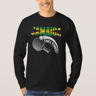 Camiseta Suporte Tênis de Mesa Jamaica Ping Pong T