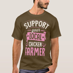 Camiseta Suportem As Aves De Capoeira Engraçadas Do Farmado