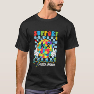 Camiseta Suportem o Autismo Esquadrão de Sensibilização Sor