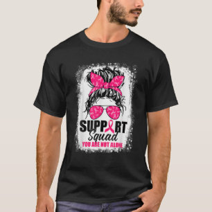Camiseta Suportem o Cancer de Mama do Guerreiro de Bun Sad