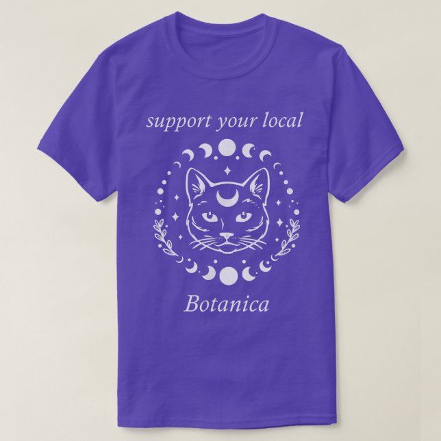 Camiseta Suportem Sua Bruxa de Botânica, Bruja (Frente do Design)