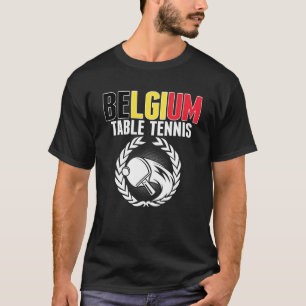 Camiseta Suportes para a equipe de pinos da Bélgica para Tê