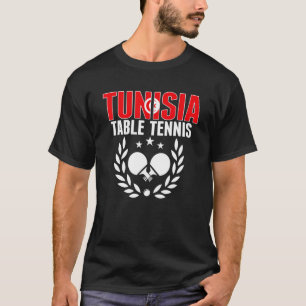Camiseta Suportes para a equipe de pinos da Mesa tunisiana