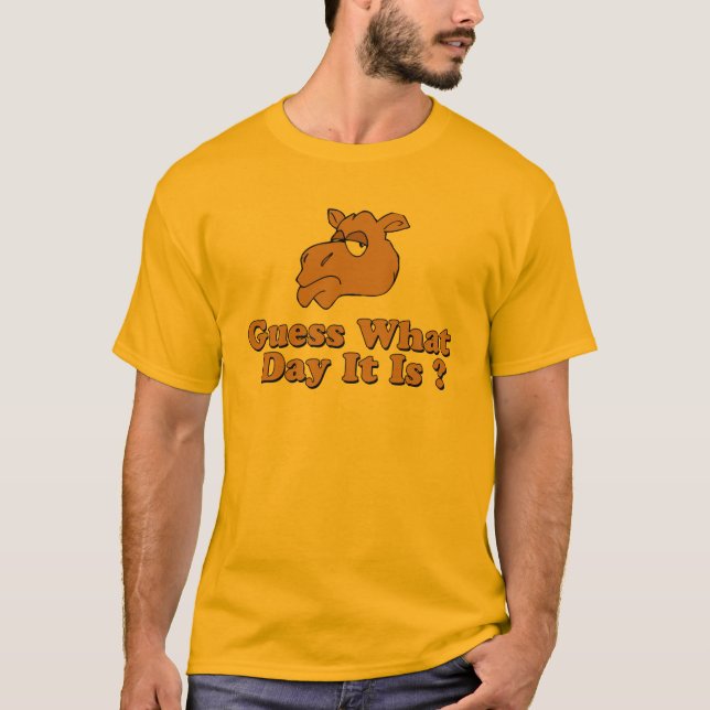 Camiseta suposição que dia ele ele (Frente)