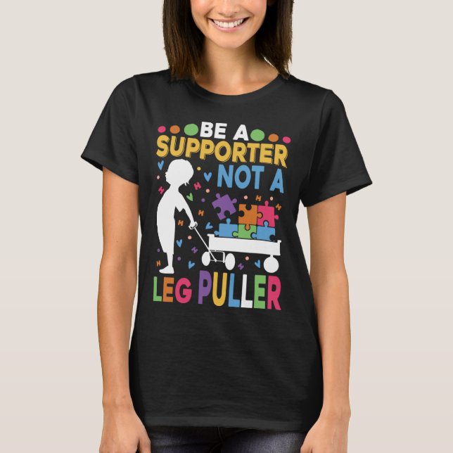 Camiseta Support Autism Child Awareness Puzzle Choose Kindn (Frente)