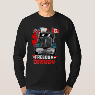 Camiseta Support Canadian Truckers Freedom Convoy 2022 EUA