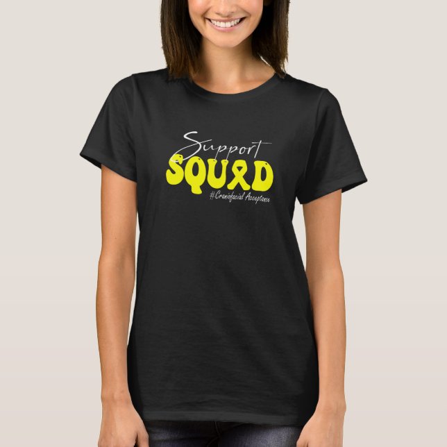 Camiseta Support Squad Craniofacial Acceptance Awareness Ye (Frente)