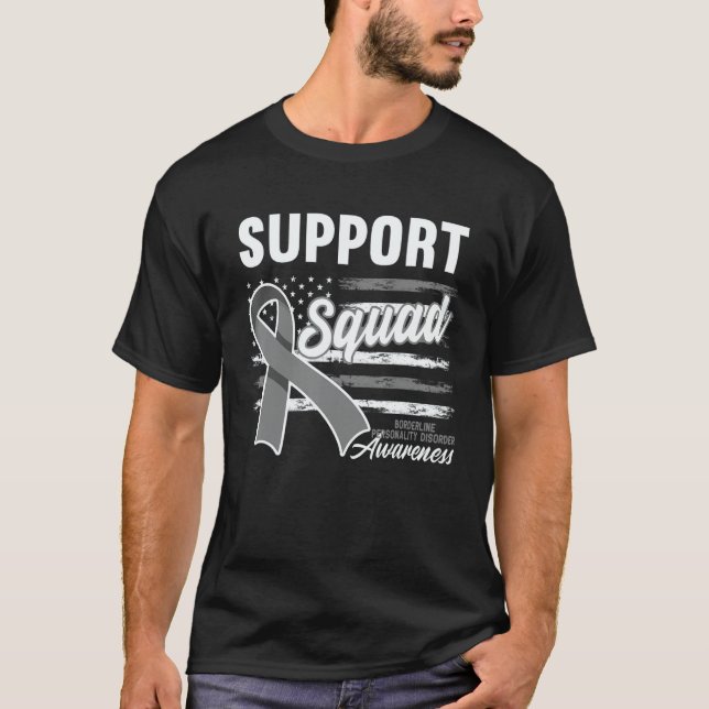 Camiseta Support Squad I Bpd Borderline Personality Disorde (Frente)