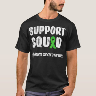 Camiseta Support Squad  Lymphoma Warrior Ribbon Cancer Surv