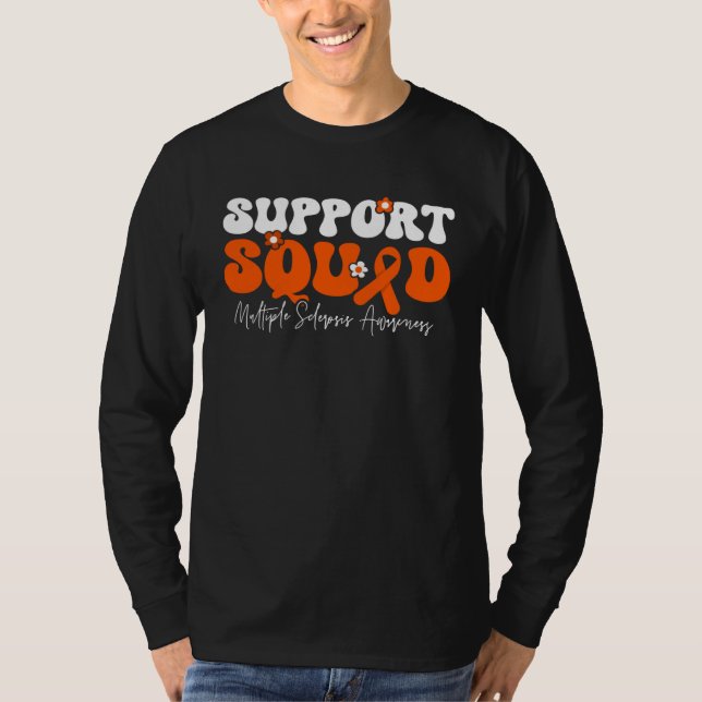 Camiseta Support Squad Multiple Sclerosis Awareness (Frente)