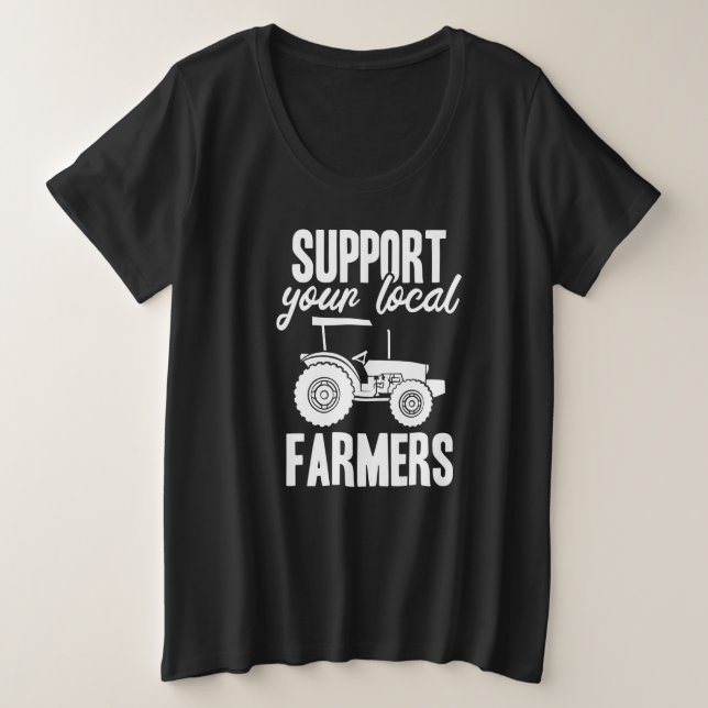 Camiseta Support Your Farmers (Frente do Design)