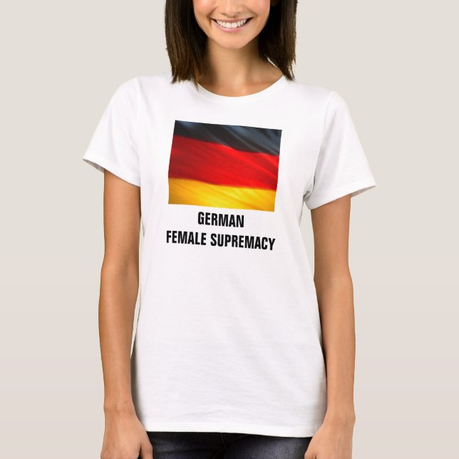 CAMISETA SUPREMACIA FÊMEA ALEMÃO (Frente)