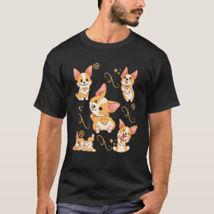 Camiseta Supremo Gráfico Corgi Fofo