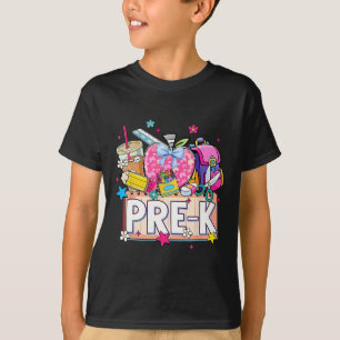 Camiseta Suprimentos de Preparação Pré-k Feliz Último Dia d