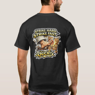 Camiseta Suprimentos do Sensei Ataca Forte Ataca Rápido OUC