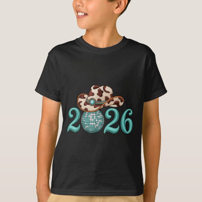 Camiseta Suprimentos para Festa de Ano Novo 2026 Western Nk (Frente)