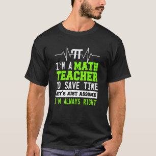 Camiseta Suprimentos para Professor de Matemática Cota de Á