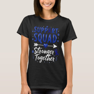 Camiseta Suprt Squad Conscientização sobre Câncer Retal
