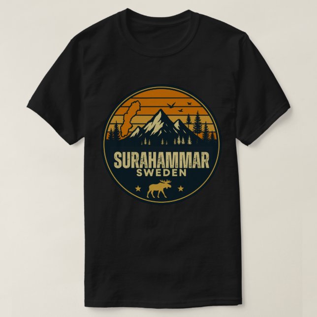 Camiseta Surahammar, Suécia Sverige (Frente do Design)