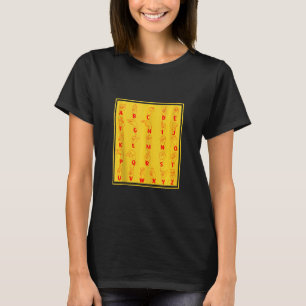 Camiseta Surdez Linguagem de Sinais Alfabético Surdo Gestu