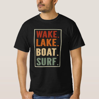 Camiseta Surf acordar Lake Boat