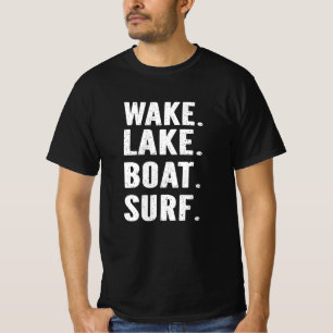 Camiseta Surf acordar Lake Boat