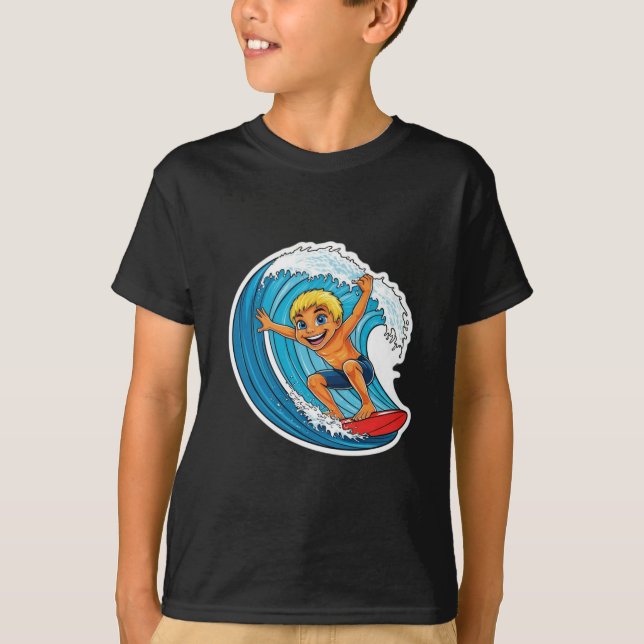Camiseta Surf as ondas - Ande a aventura no estilo (Frente)