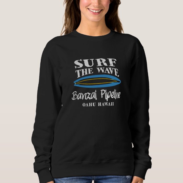 Camiseta Surf Banzai Pipeline Surf The Wave Banzai Pipeline (Frente)