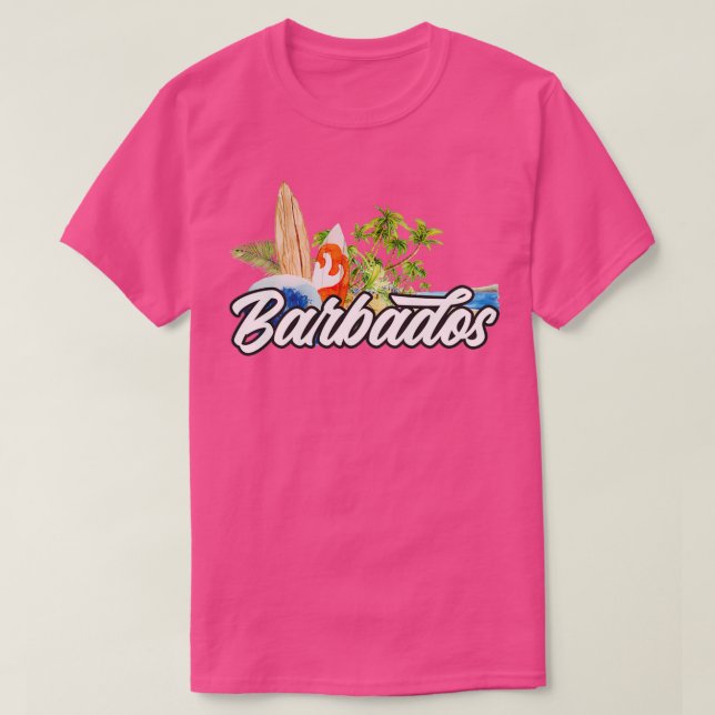 Camiseta Surf Barbados (Frente do Design)