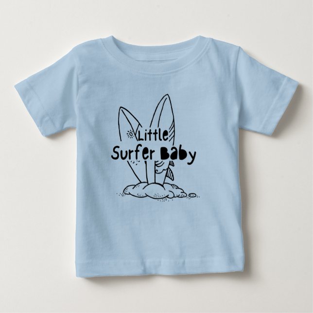 Camiseta Surf Bebê Cute Futuro Bebê  (Frente)
