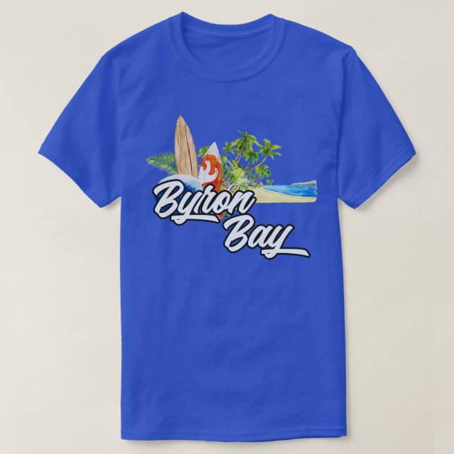 Camiseta Surf Byron Bay (Frente do Design)