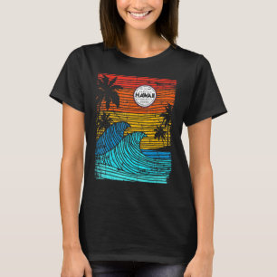 Camiseta Surf Clássico 80 90 Hawaii Havaiana Waves Art Prin