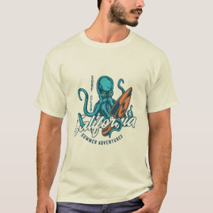 Camiseta Surf Club California - Octopus