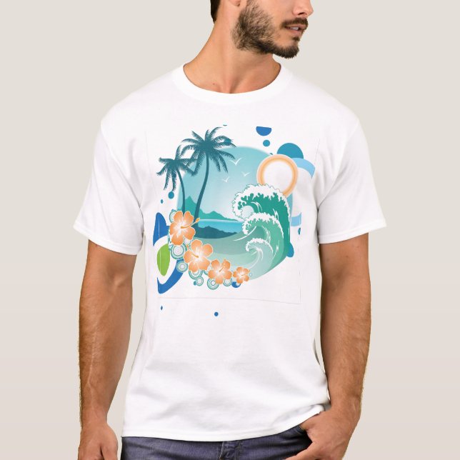Camiseta Surf da ilha (Frente)