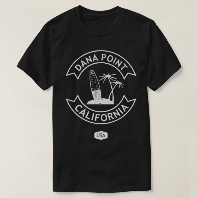 Camiseta Surf Dana Point California (Frente do Design)