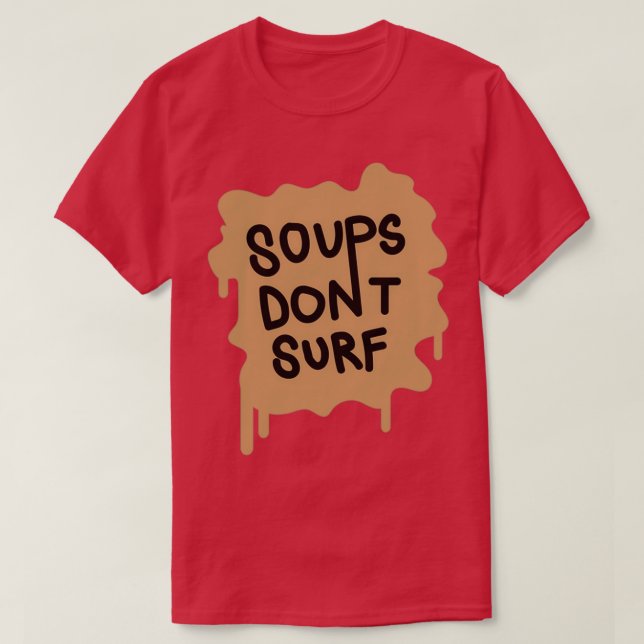 CAMISETA SURF DE DONA DE SOUPS (Frente do Design)