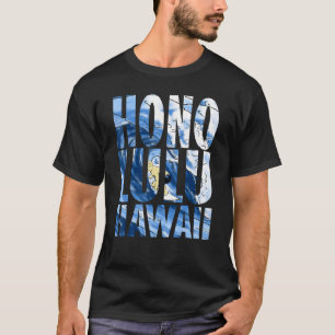 Camiseta Surf de Navegação das Ilhas Havaianas Honolulu