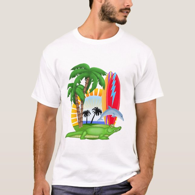 Camiseta Surf de paraíso - SRF (Frente)