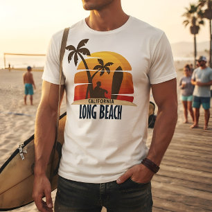 Camiseta Surf de praia da Califórnia — Imagem solar