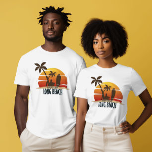 Camiseta Surf de praia da Califórnia — Imagem solar