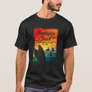 Camiseta Surf de praia em Huntington,  da Califórnia Surf V