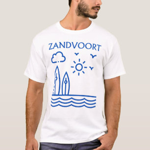 Camiseta Surf de praia ZANDVOORT
