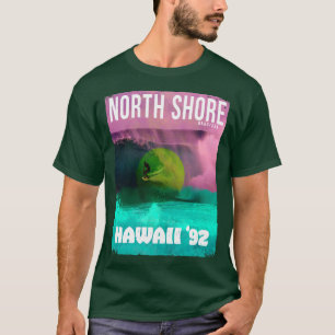 Camiseta Surf de Surfe Vintage North Shore Hawaii 92