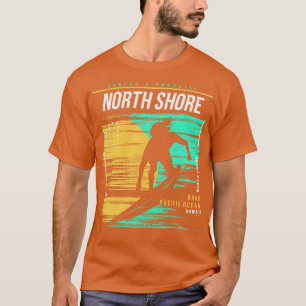 Camiseta Surf de Vintage Oahu Hawaii Oahu North Shore
