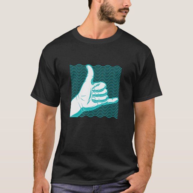 Camiseta Surf Design Surf Shaka (Frente)
