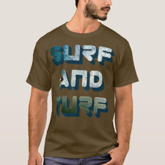 Camiseta Surf e praias-turfa